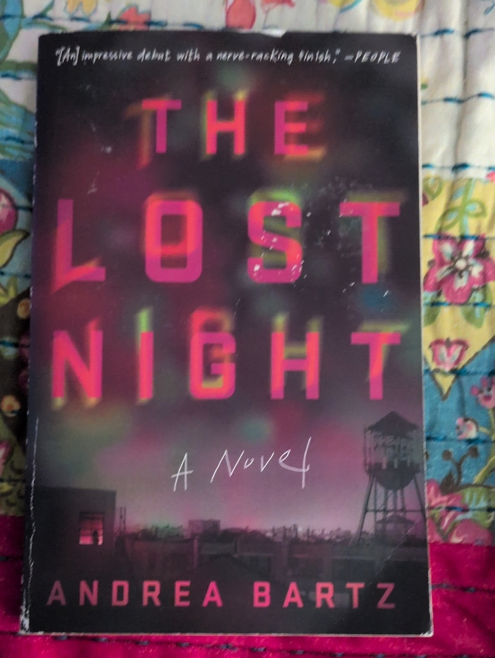 The Lost Night - Pink/Black Paperback Novel